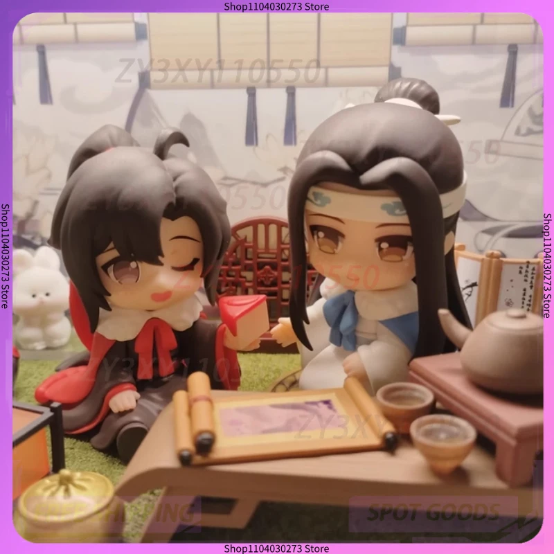 

Demon Culture Grand Master Action Figure Wei Wuxian Lan Wangji Q Fashion Anime Figure Zushi Statue Model Decor