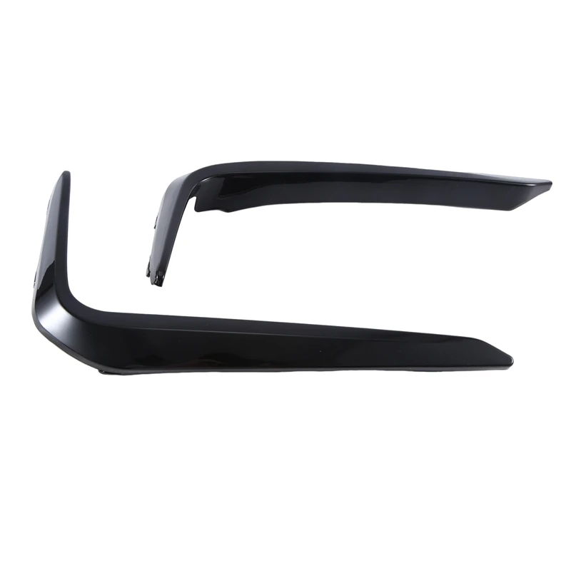 Black Car Fog Lamp Cover Trim Strips For BMW 5 Series G38 M Sport 2018-2020 Spare Parts Accessories 51118070541 51118070542