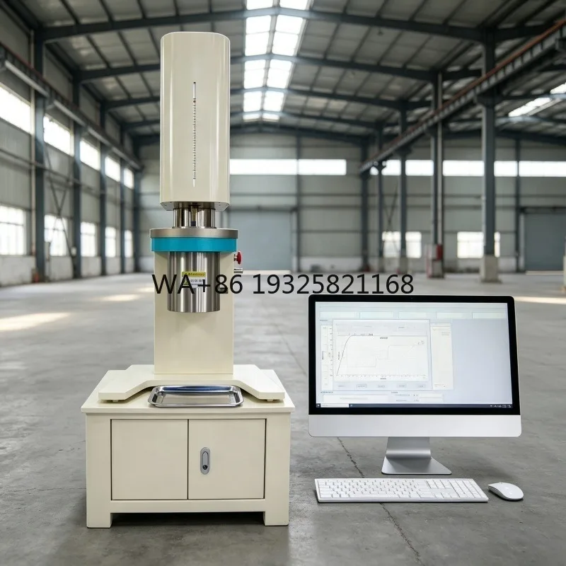 Computer Controlled Capillary Rheometer Melt Rheology Detection Device Thermosetting Materials Apparent Viscosity Test Machine
