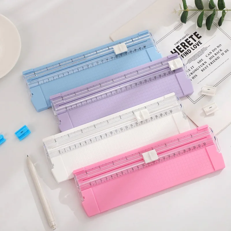 A5 Bidirectional Cutter Knife DIY Journal Material Paper Cutter Cute Multifunction Art Tools Kawaii Stationery School Supplies