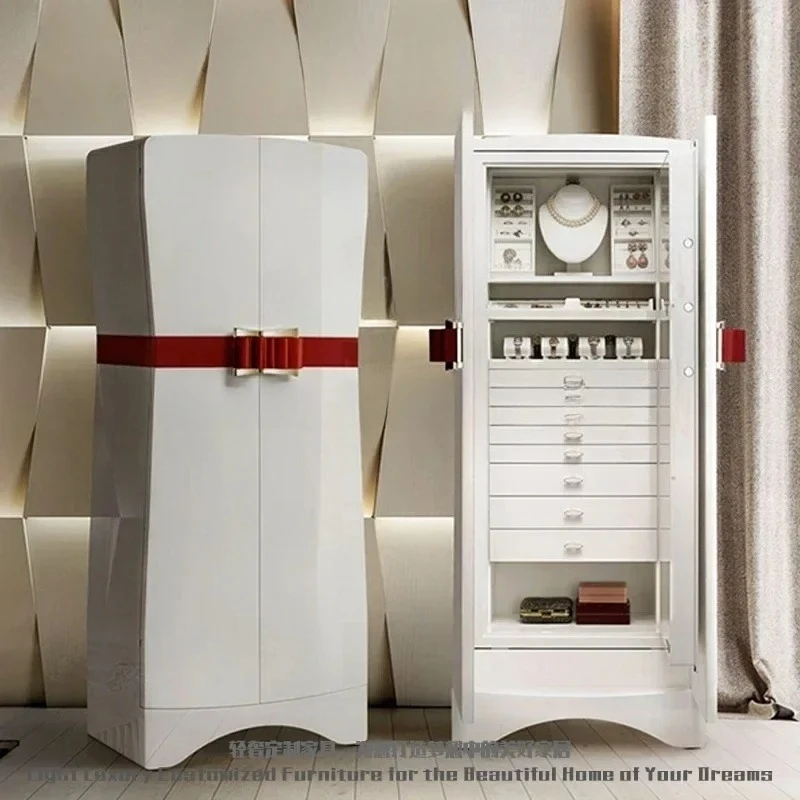 light luxury high-end jewelry safe villa luxury living room home jewelry cabinet locker home accessories
