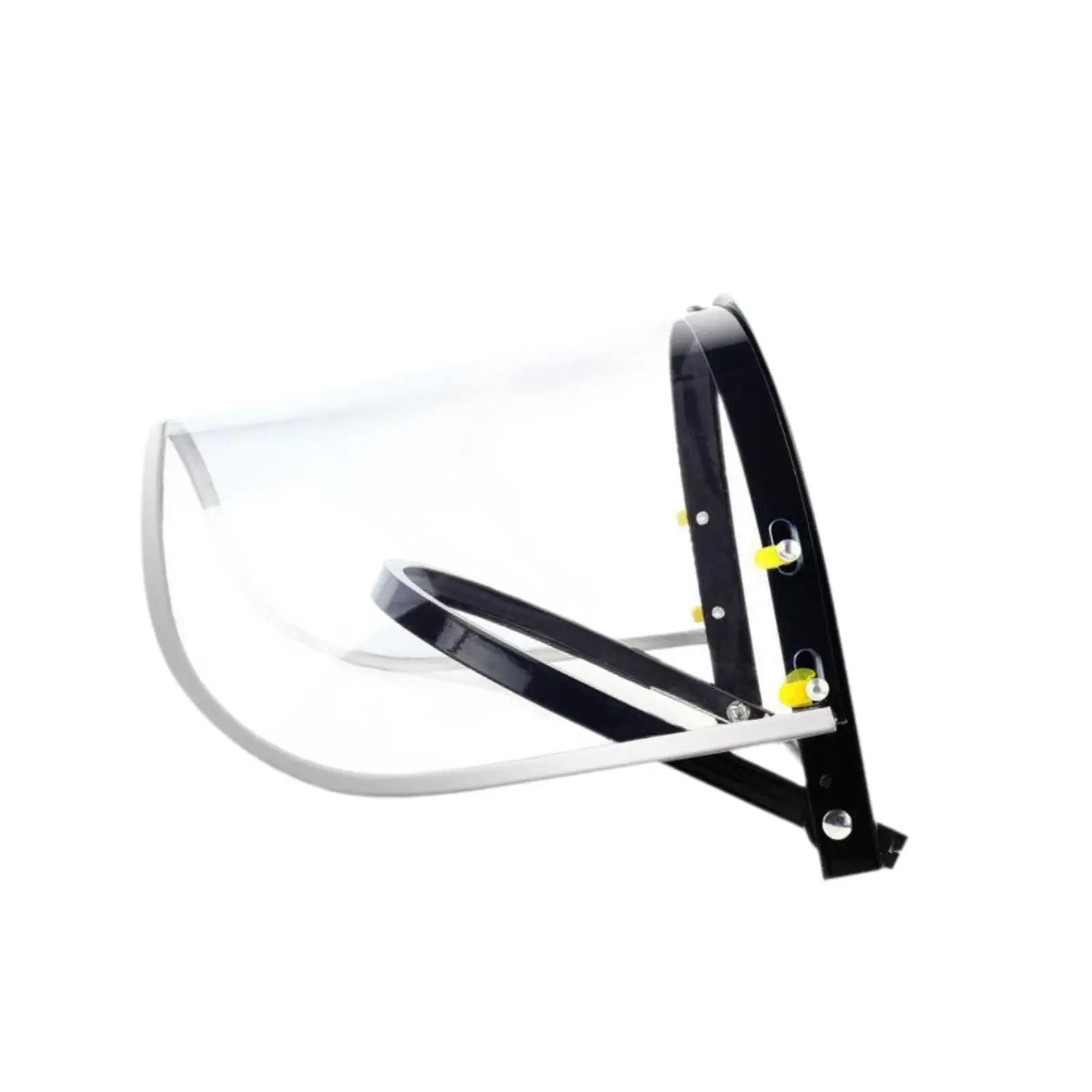 Safety Face Shield Protective Visor Face Guard for Construction with PVC Window Aluminum Support Adjustable Comfort Fit