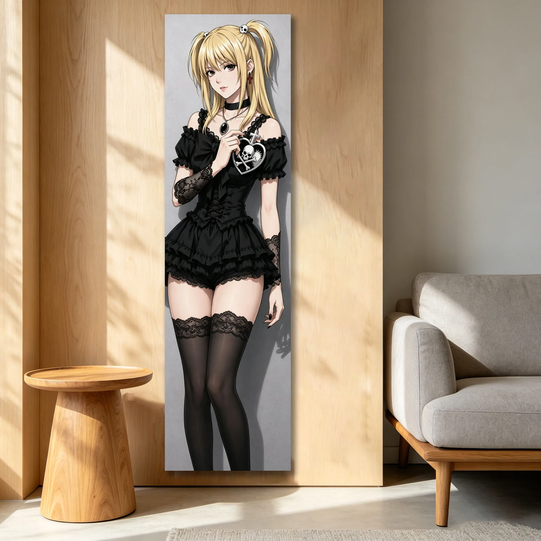 M-Misa A-Amane Tapestry Death Book Anime Girl Suitable For Bedroom Dormitory Room Stuff Aesthetic Wall Decor Great Gift