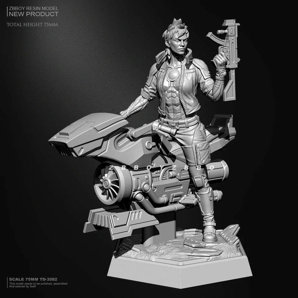 1/24 Resin Soldier model kits figure colorless and self-assembled TD-3582