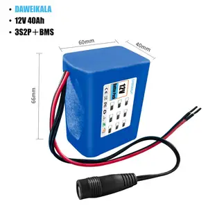 Li-ion pil-şarj edilebilir lityum-iyon pil, CCTV Kamera Monitörü, 12V 3S2P, 40000mAh, kapasite, DC, 12V, 40Ah, toptan eşya fiyatları Aküde 6 büyük satış, 12v cctv-no. 6