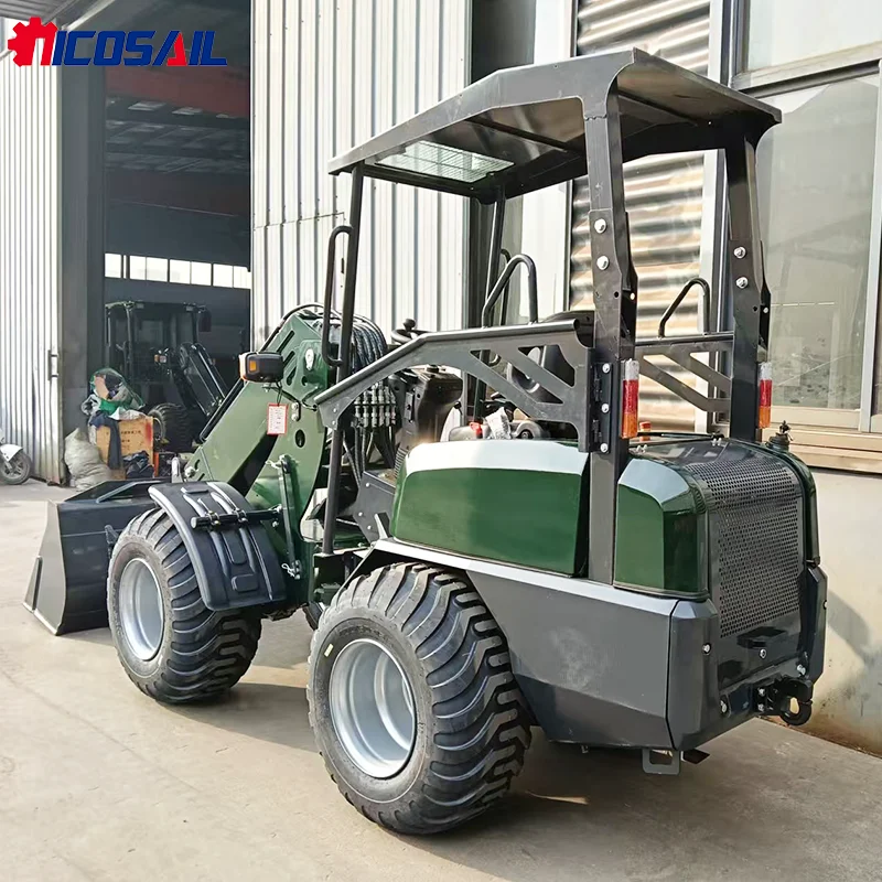 China New Loader 2 Ton Front End Bucket Snow Mini Micro Telescopic Boom Wheel Loader for Sale