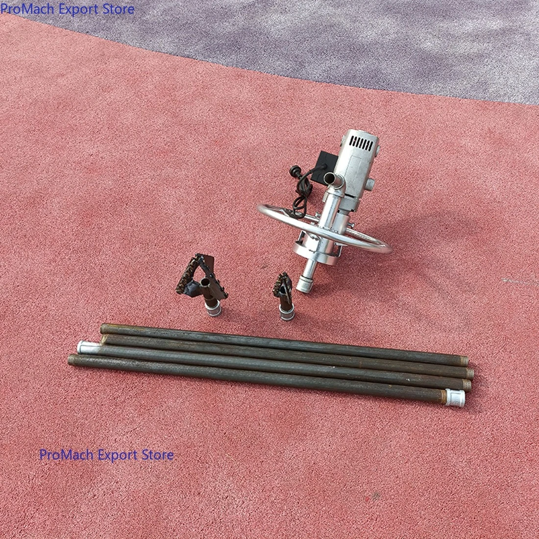 جهاز حفر يدوي بطول 100 متر/جهاز حفر آبار المياه الصغير والمريح/جهاز حفر آبار المياه بقرص واحد محمول باليد