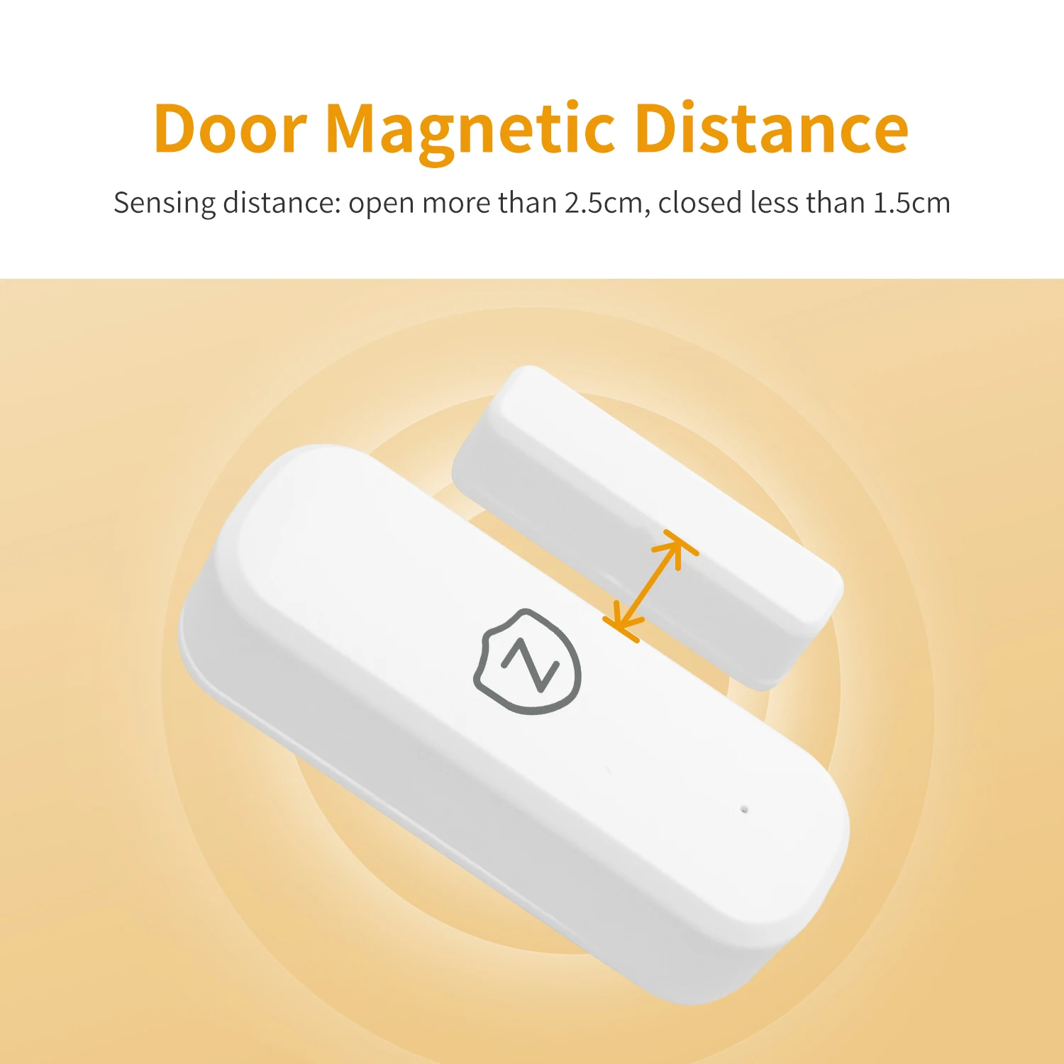 Tuya Zigbee Window Sensor Home Security System WiFi Door Sensor Smart Life APP Remote Monitoring With Alexa And Google Home