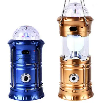 레인보우 스테이지 LED 충전식 캠핑 조명, 비상 조명, 야외 휴대용 말