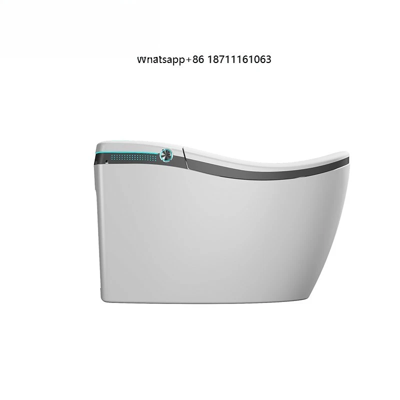 

Large Intelligent Smart Toilet Bowl Female Washing Function Automatic Flush Rimless Water Closet Floor Mounted Remote Included