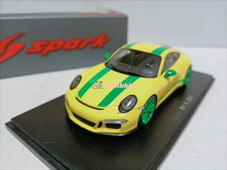 

Spark 1/43 911 R 2017 Yellow Green Bar Coupe Model Collection Gift