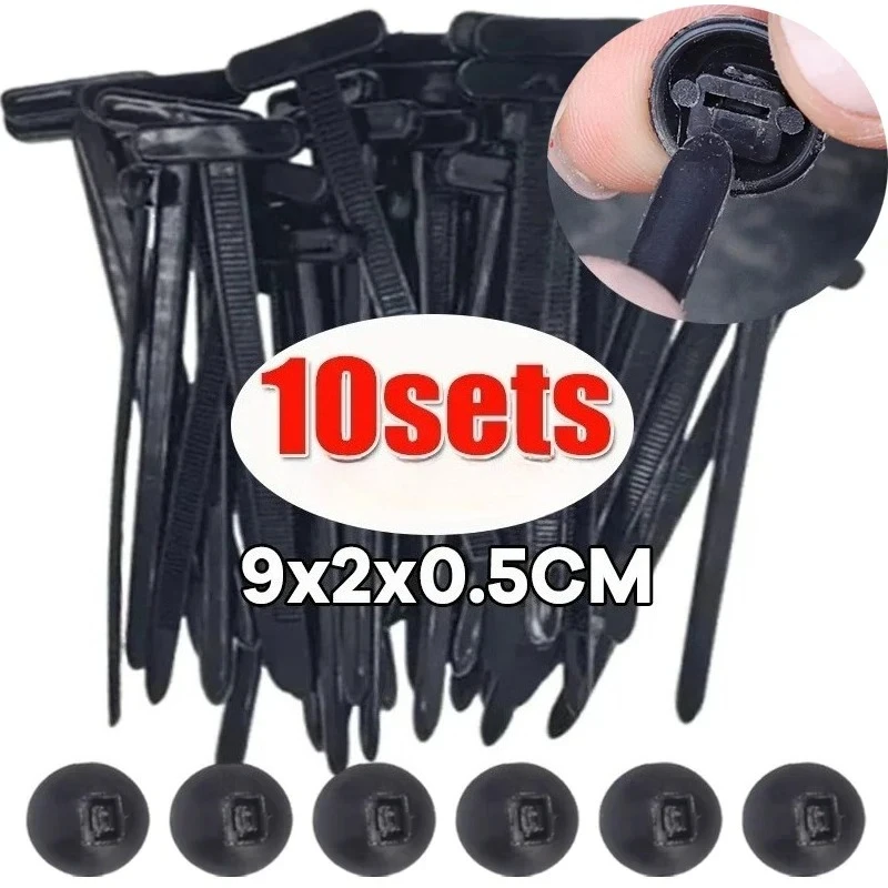 Universal Nylon Cable Tie Buckle Auto Fastener