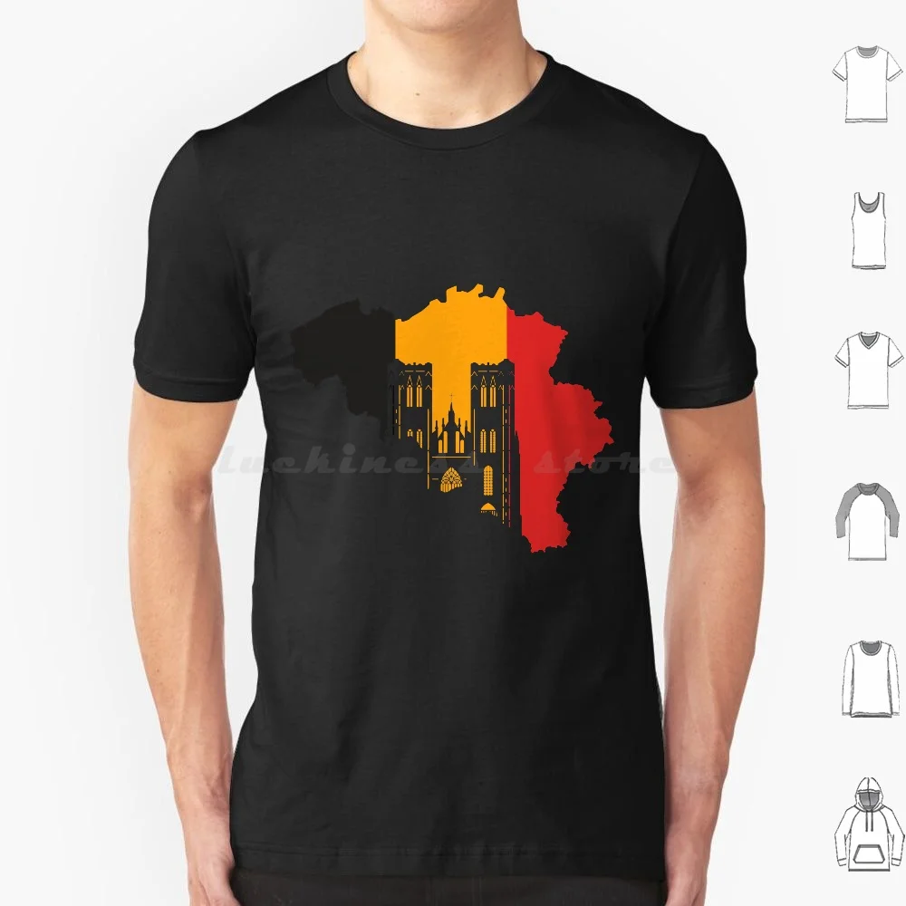 Belgium Flag T Shirt 6xl Cotton Cool Tee Belgium Belgium Flag Belgium Outline Belgium Home Belgium Travel Belgium Brussels