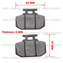 USERX Motorcycle disc brake pad Brakes Front Rear Disc Brake Pads For Scooter High quality and durability Good performance