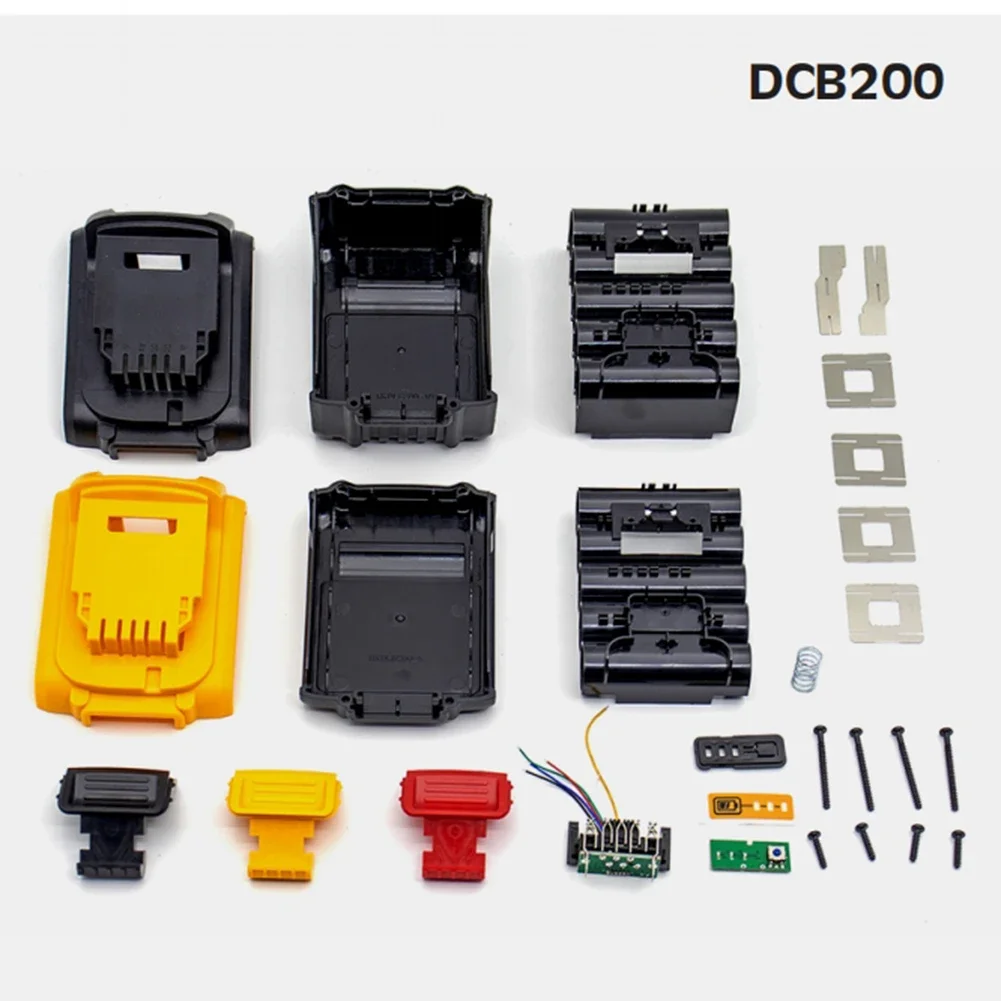 ​​​​DCB200 Li-ion Battery Plastic Box Case PCB Charging Protection Circuit Board For 20V Battery Power Tools Chargers Parts