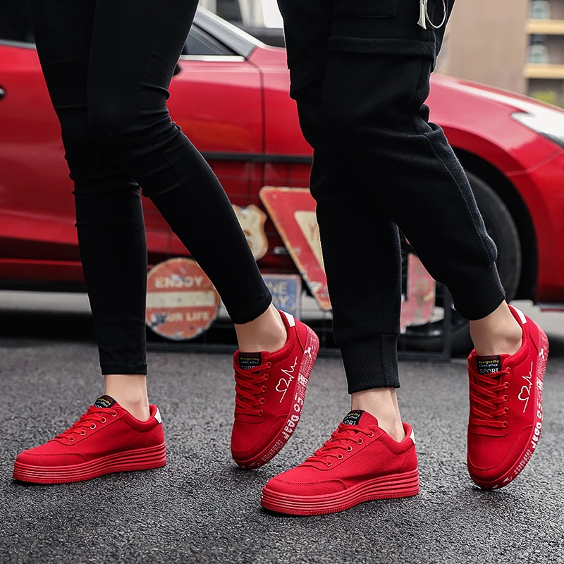 Women Vulcanized Shoes Sneakers Breathable Ladies Lace-up Canvas Shoes Female Flats Shoes Graffiti Casual Shoes Zapatos Hombe