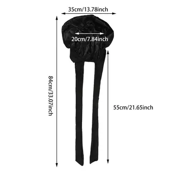 女士真絲睡帽,大號,帶有寬彈性繫帶,適合捲髮、髒辮等髮型。 6 最佳銷售 睡前酒 - №6