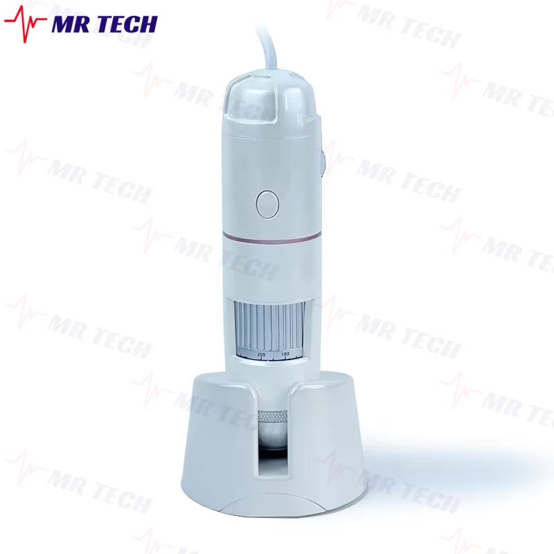 USB Electric Microscope 20X/200X Digital Microscope Camera For Scalp Facial Analyzer Skin Magnifier Supports Windows System
