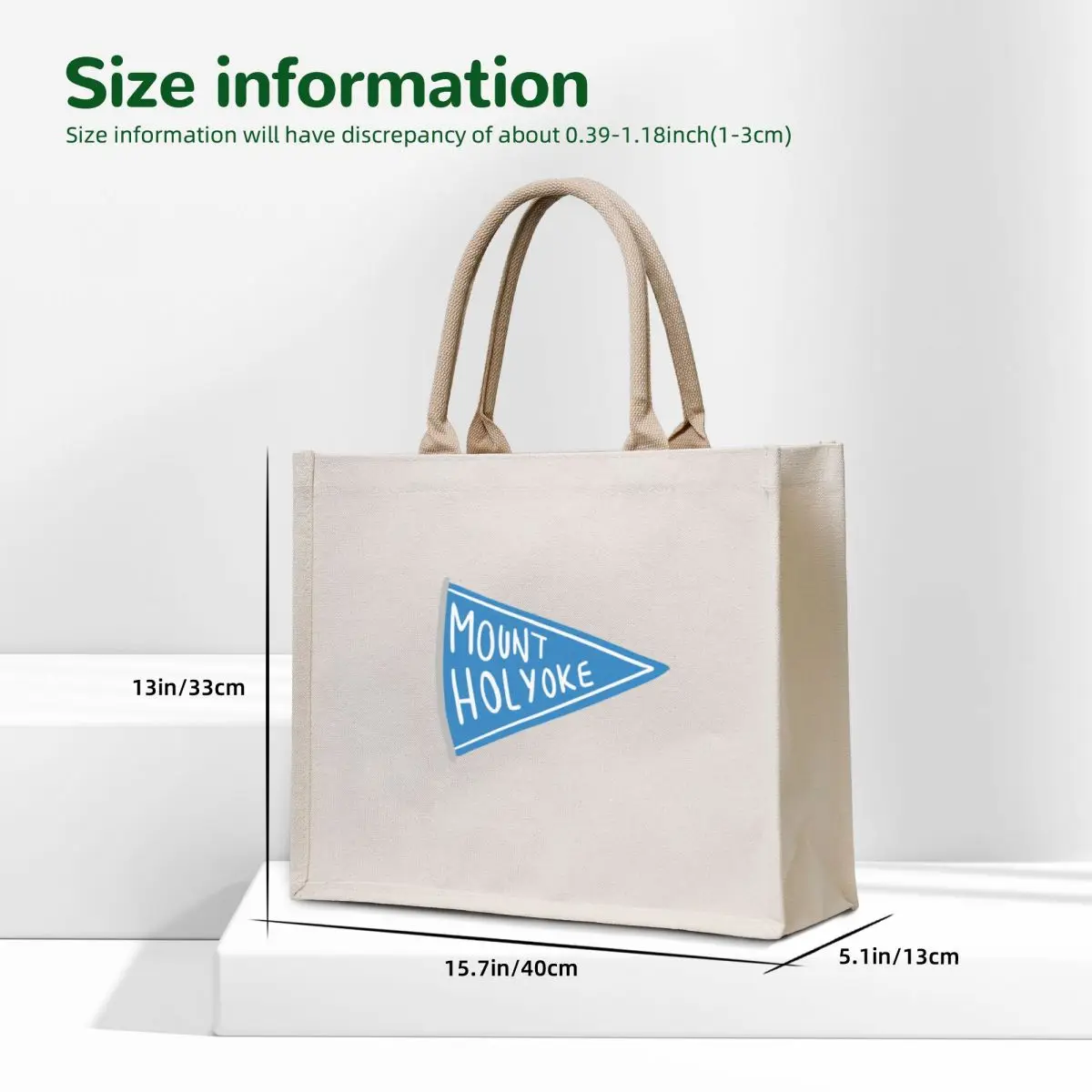 Mount Holyoke Tote Bag woman shopping bag free delivery bags tote bag custom custom tote