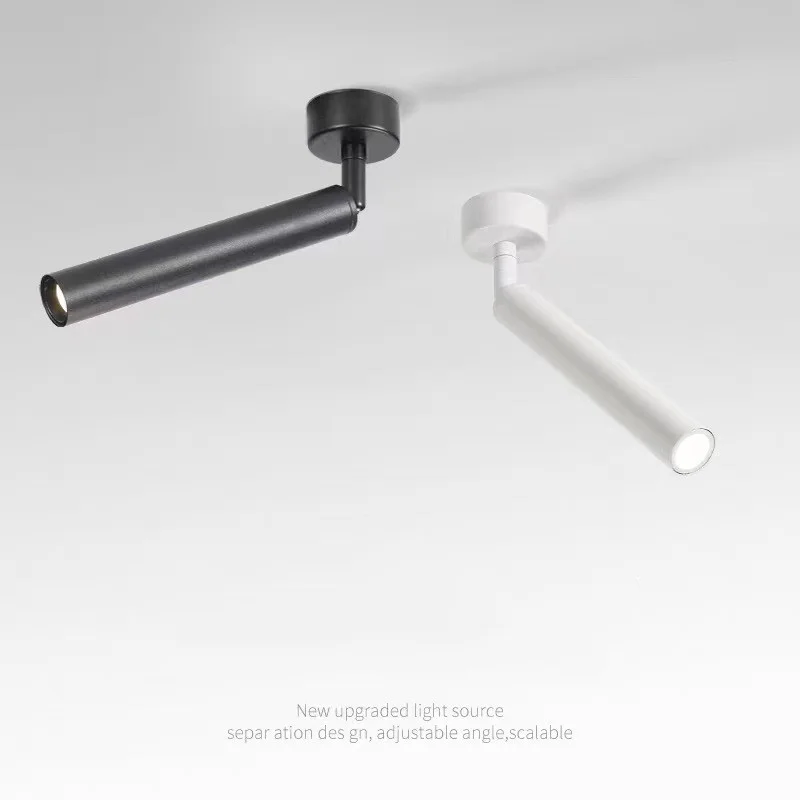 LED Surface Mounted Ceiling Lights Background Wall Adjustable Angle Spotlight Lighting for Jewelry Museum Gallary Picture Lamp