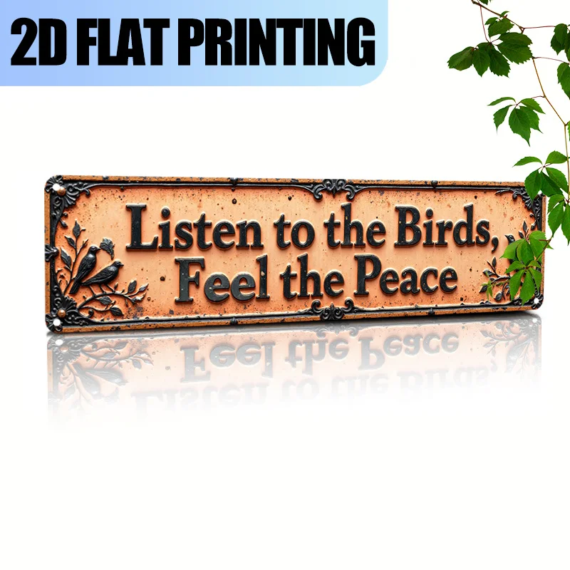 Metal Aluminum Sign Features A Novel Vintage Design with The Inscription 