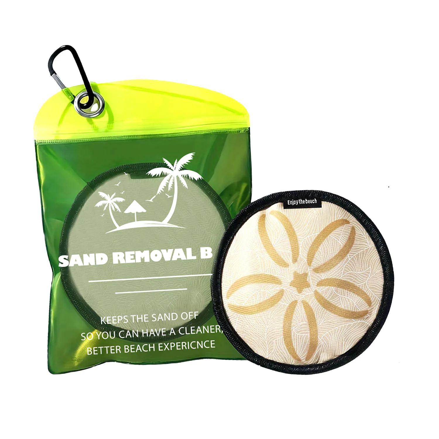 

Sand Removal Bag, Gentle Skin Friendly Formula, Contains 7 Natural Ingredients, Talc Free & Fragrance Free, Beach Sand Removal a