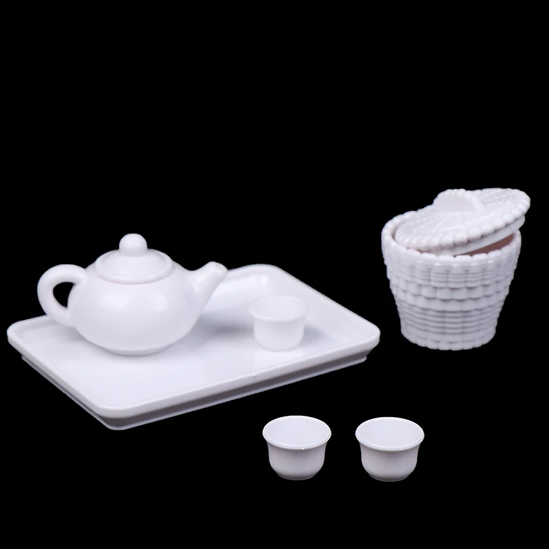 15 Stück antike Miniatur Porzellan Tee tasse Set Blumen geschirr Küche Puppenhaus Möbel Spielzeug für Kinder Tee tassen Puppenhaus