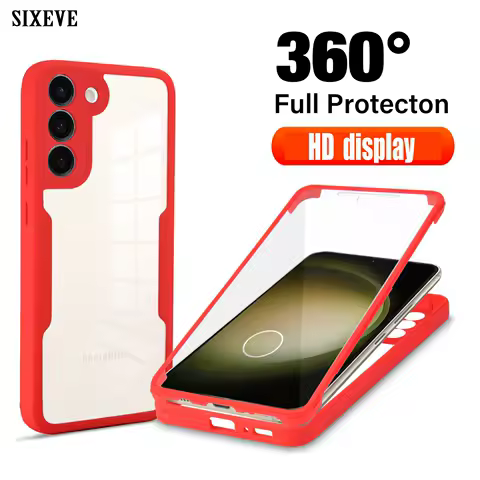 Shockproof Case For Samsung Galaxy S21 S22 S23 Plus Ultra FE A10S A12 A13 360 Full Cover Silicone +Hard PC Protect Camera Screen