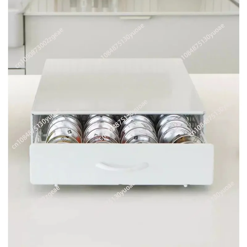 Accommodate 40 Capsules Coffee Capsule Pod Holder Breathable Mesh Storage Rack Office Pantry Coffee Capsules Organizer Drawer