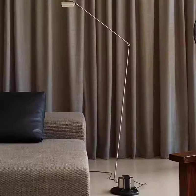 

Simple retro style, living room study floor lamp, adjustable rocker arm reading desk lamp