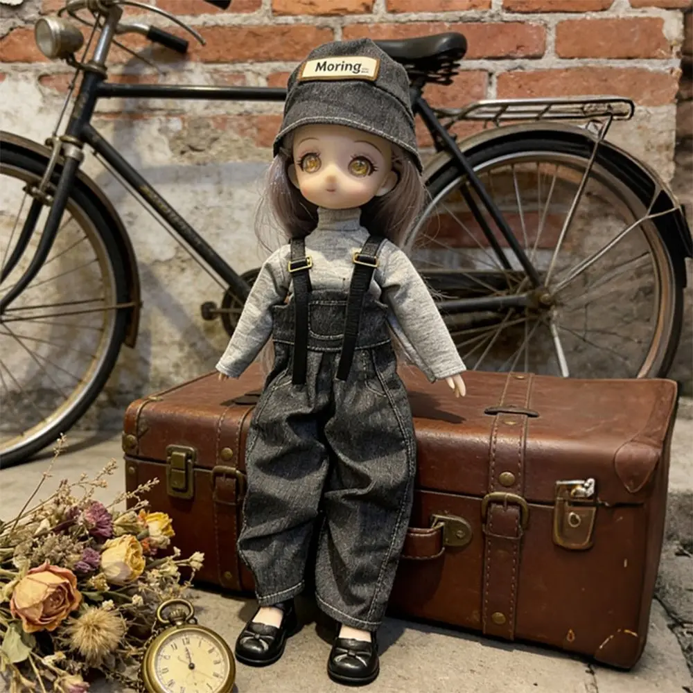 Accessories 1/6 Scale BJD Clothes Long Hair 30cm Size BJD Clothing Elegant Style Attractive Eyes Lolita Skirt Fall and Winter