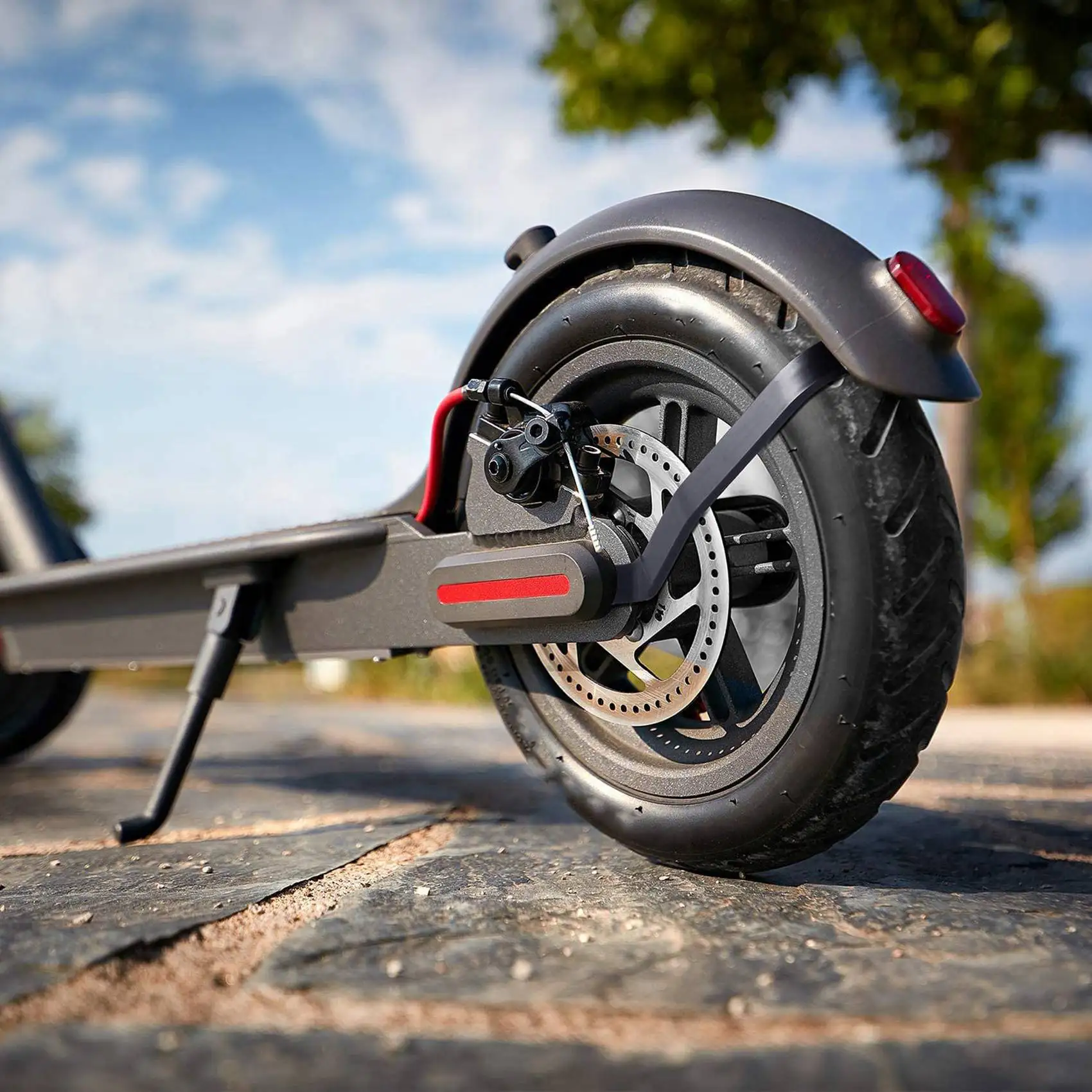 Practical 2X Rear Mudguard And Bracket Replacement Accessory For M365/M365 Pro Scooter With Screws And Screw Caps