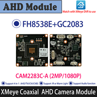 XMeye 2MP 1080P Coaxial Camera Module 4 in 1 AHD/TVI/CVI/CVBS  PAL NTSC System CAM2283C Support Mic Function