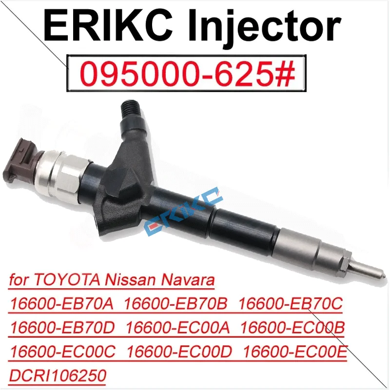 16600-EB70A Common Rail Injector 095000-6250 For Nissan YD25 Navara D22 D40 & Pathfinder R50 2006 UP 2.5L YD25DDTI 16600-EB70B