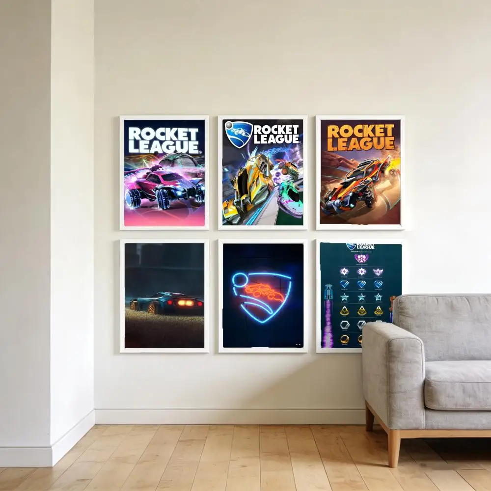 Games R-Rocket L-League Poster Top-Quality Poster For Household Room Bar Cafe Wall Art Decor & Gift Item