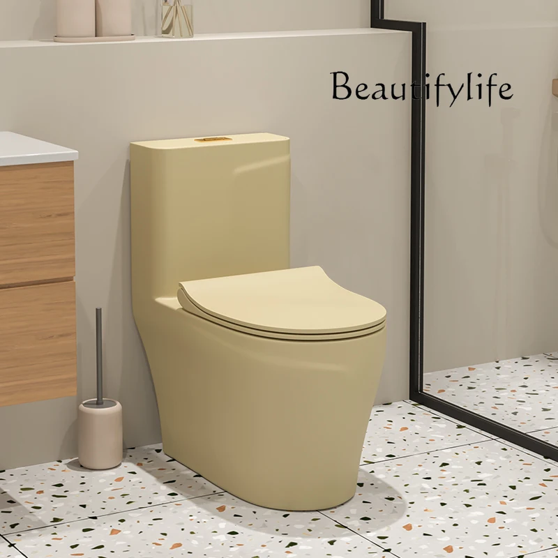 

Khaki cream wind toilet siphon pump household color deodorant personalized creative bathroom