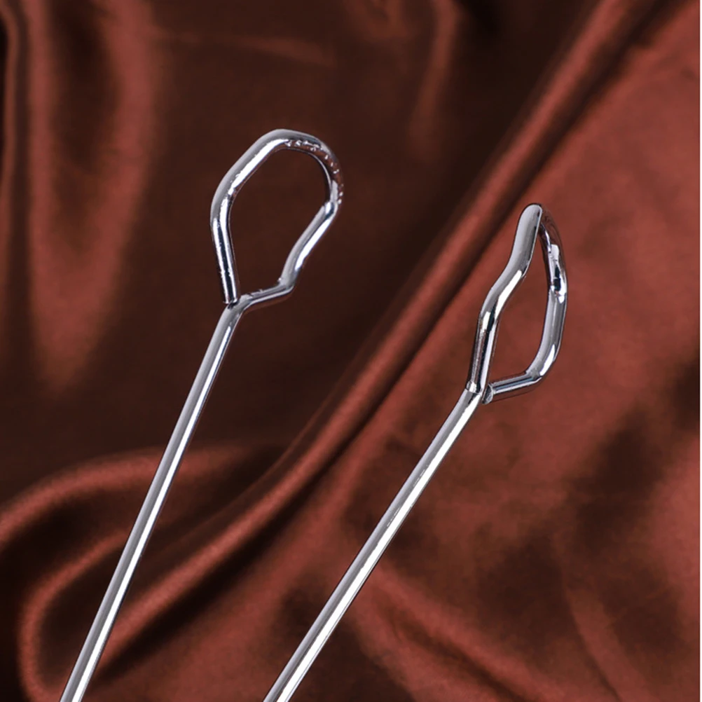 

2Pcs Barbecue Tongs Outdoor Camping Pliers Portable Carbon Poker Non-Slip Serrated Grill Tool for Bbq Picnic Travel