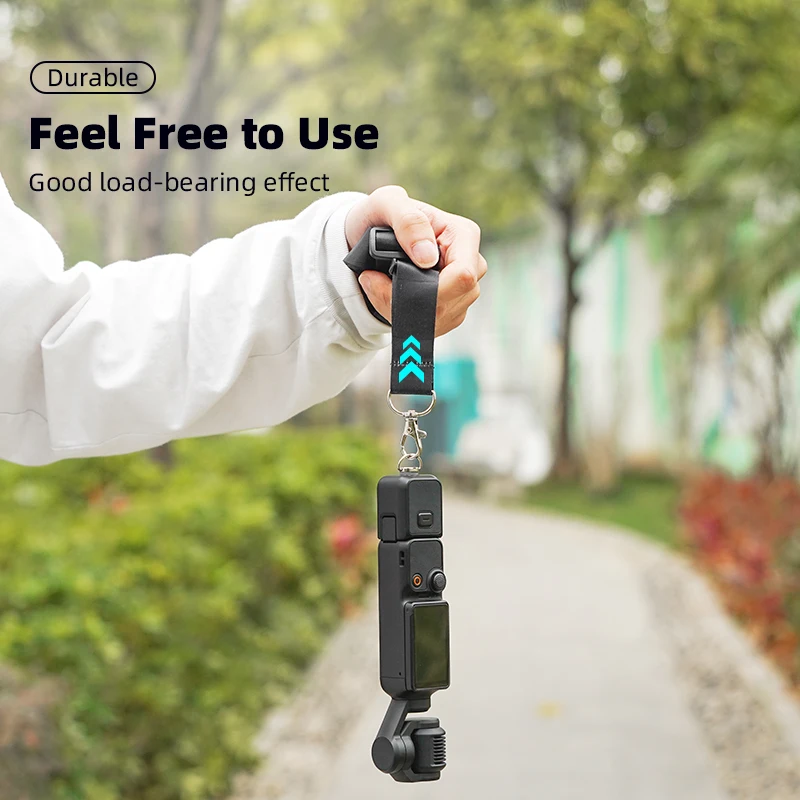 حزام رقبة بحبل لجيب DJI 3/Insta360 ONE X3/X2 حزام كتف مع برغي 1/4 بوصة ملحقات كاميرا رياضية بانورامية