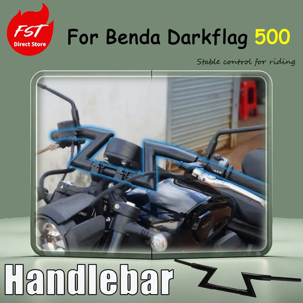 For Benda Darkflag 500, special modification accessories for handlebar, steering handle, retro lightning handle