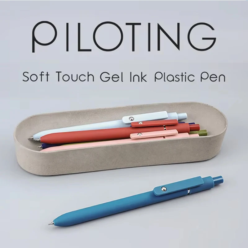 

Piloting Morandi Colour Gel Pens Soft Touch Quick Dry Smooth 0.5mm Gel Ink Pen For School Student Writing Stationery Supplies