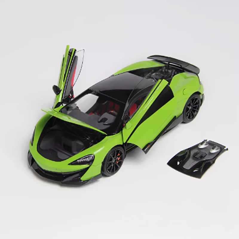 LCD limited edition 1:18 600LT rear cover scissor door alloy fully open simulation car model