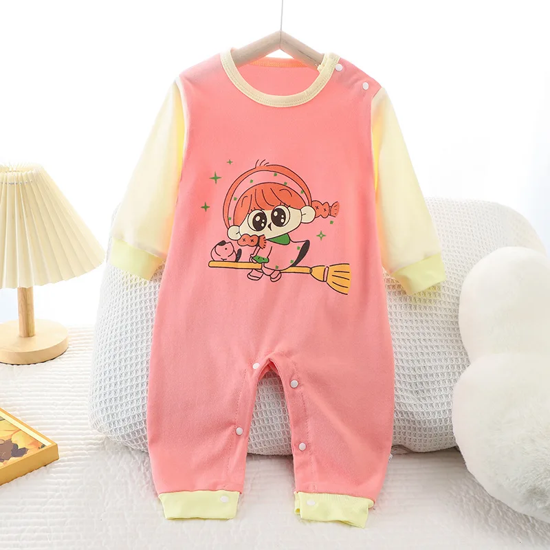 Newborn Romper Girls Boys Clothes Male Baby Female Pajamas Thin Cotton Romper Baby One-Piece Clothes