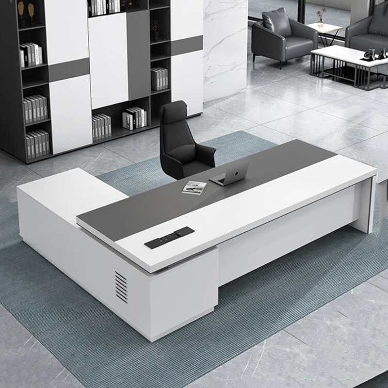 Organizers Minimalist Office Desk Computer Design Standing Wooden Office Desk Aesthetic Computer Escrivaninha Unique Furniture