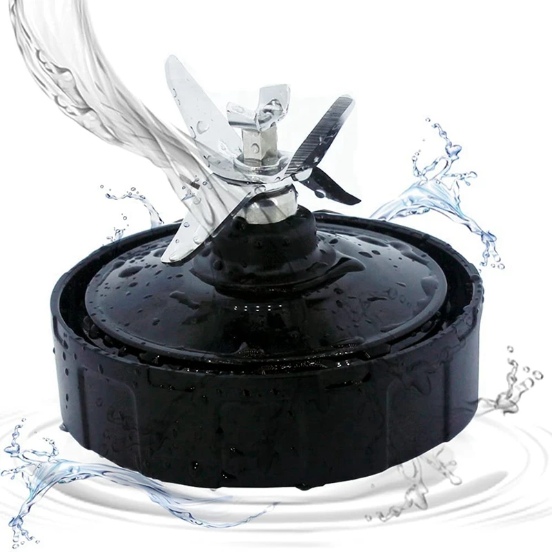 4X para montaje de piezas de repuesto de licuadora Ninja 7 aletas, piezas de taza de licuadora de hoja extractora para BL451 BL456