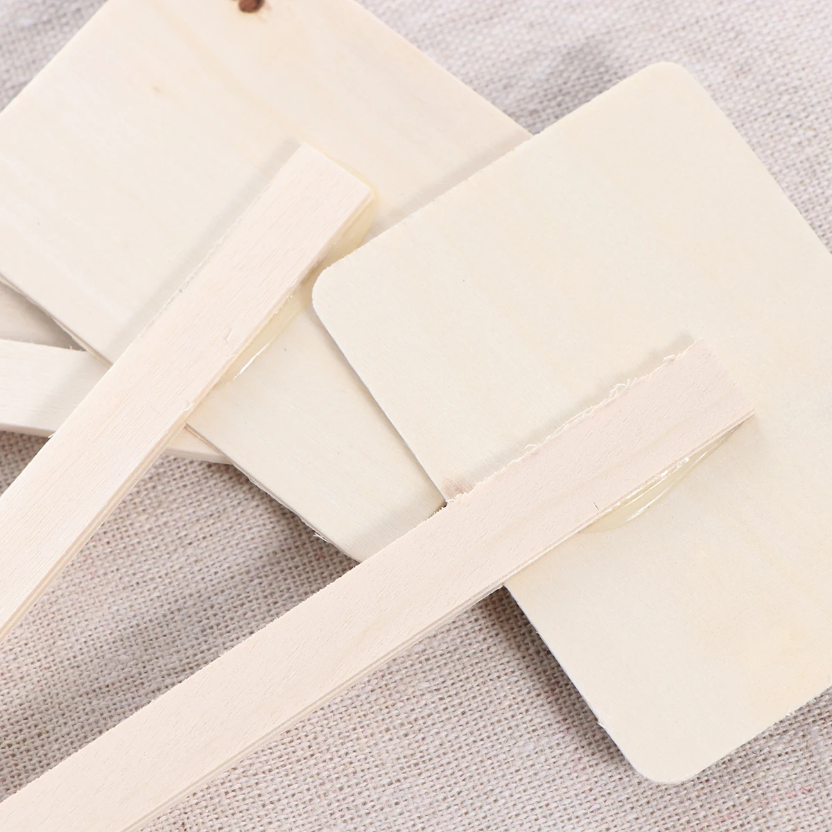 

20pcs Mini Wooden Blackboard Picks Boxwood Decorative Garden Plant Pot Tags Signage Wedding Christmas Party Home