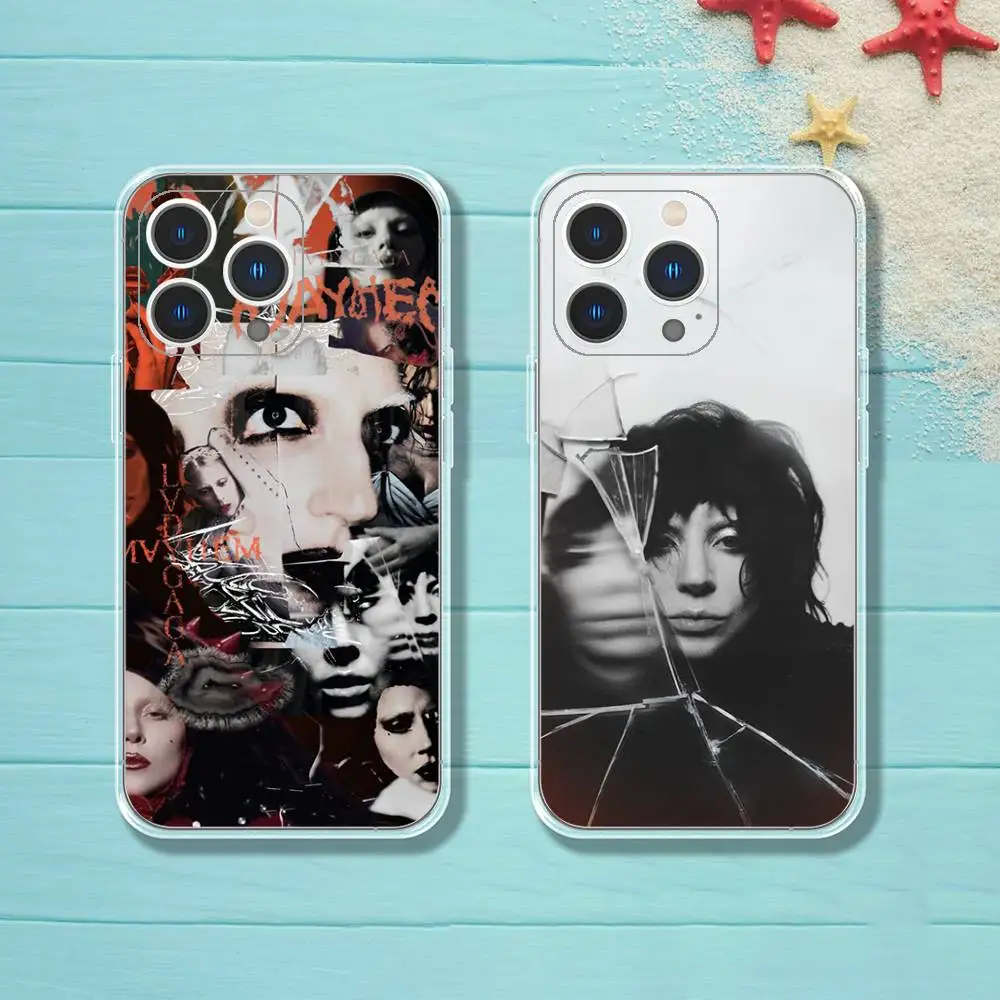 

L-LADY GAGA MAYHEM Phone Case iPhone 16 17 15 14 13 12 11 Pro Max Plus Mini Clear Full Back Cover Silicone Soft Shell