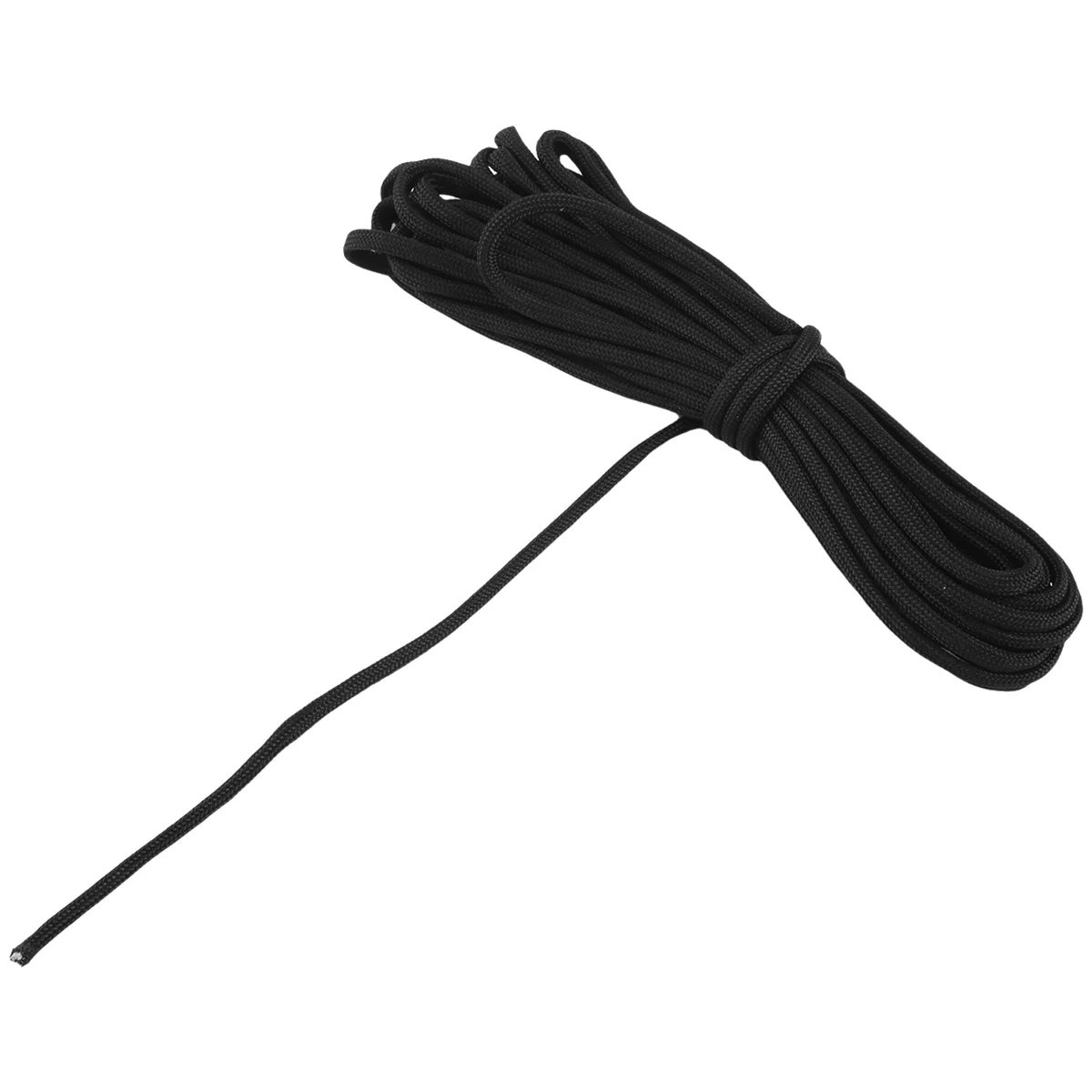 Paracord 550 Parachute Rope 7 Core Strand for Climbing Camping Buckle Rope Black 25FT XQ