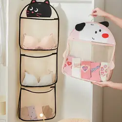 Multi-layer Mesh Storage Bag Wardrobe Hanging Socks Storage Bag Mesh Storage Bag Organizing Bag Dormitory Storage Tool Save Spac