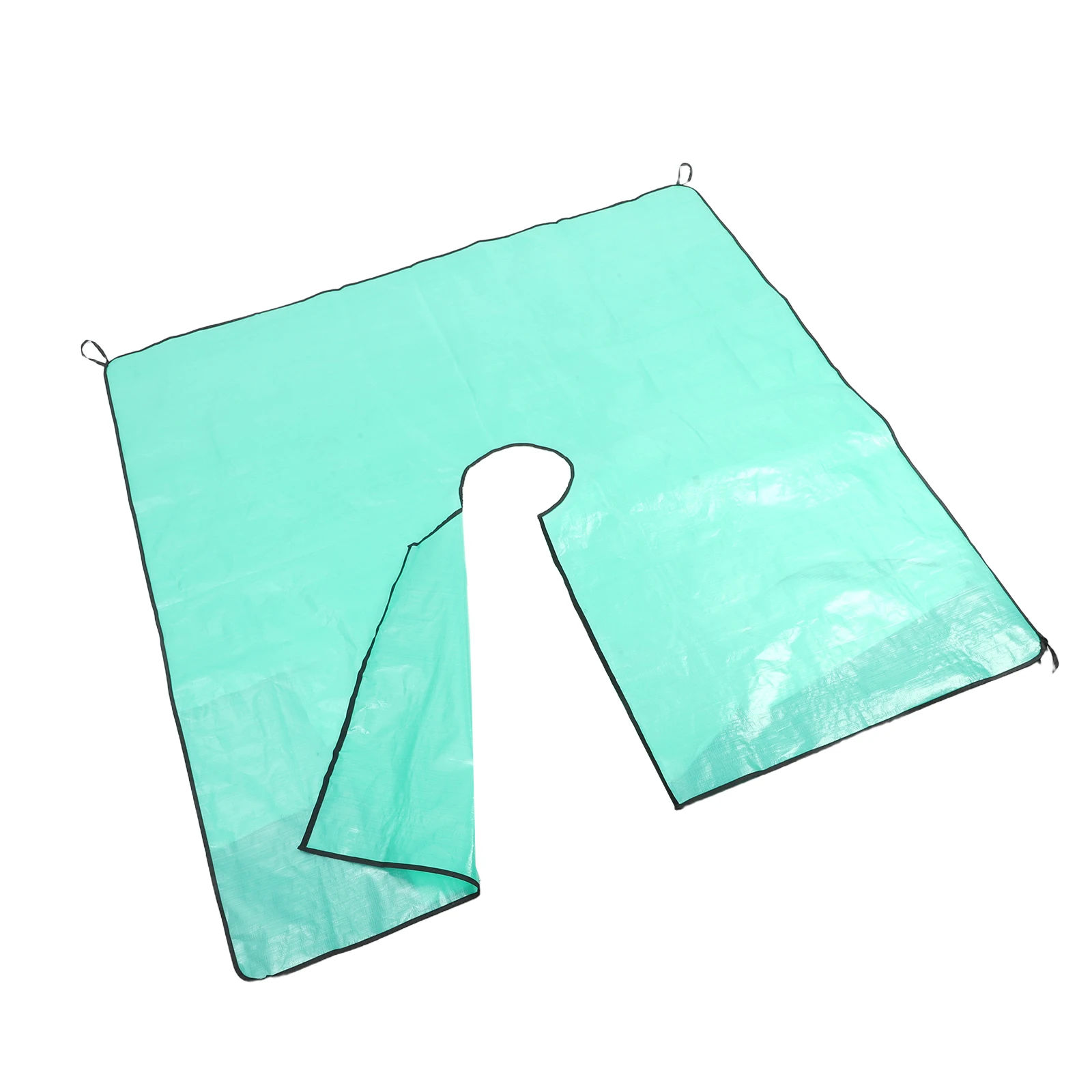 

1pc 200X200Cm Tree Trimming Waterproof Tarp With 30Cm Hole Reusable Garden Work Yard Leaf Collection Mat For Shrubs Landscape