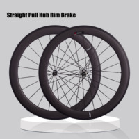 CSC 700c Road Carbon Wheels V Brake UD matte UCI Quality Carbon Rim 60mm Deep Tubeless Clincher 25mm width Racing Wheelset